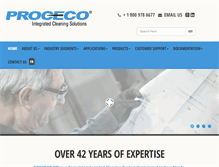 Tablet Screenshot of proceco.com